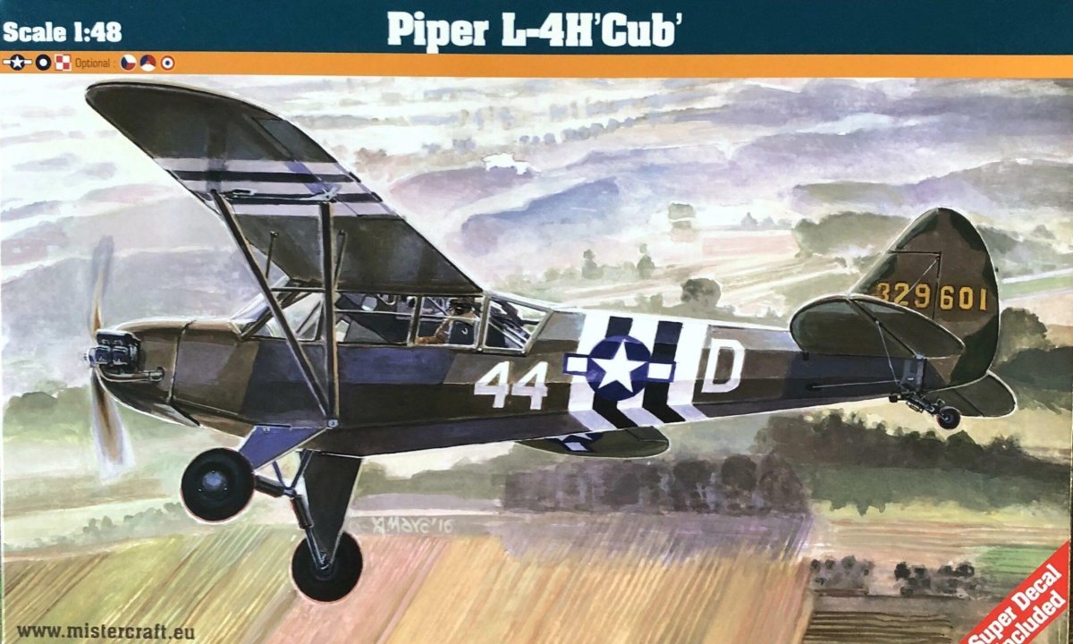 Piper l-4h Grasshopper производитель smer код модели 0948 масштаб 1:72