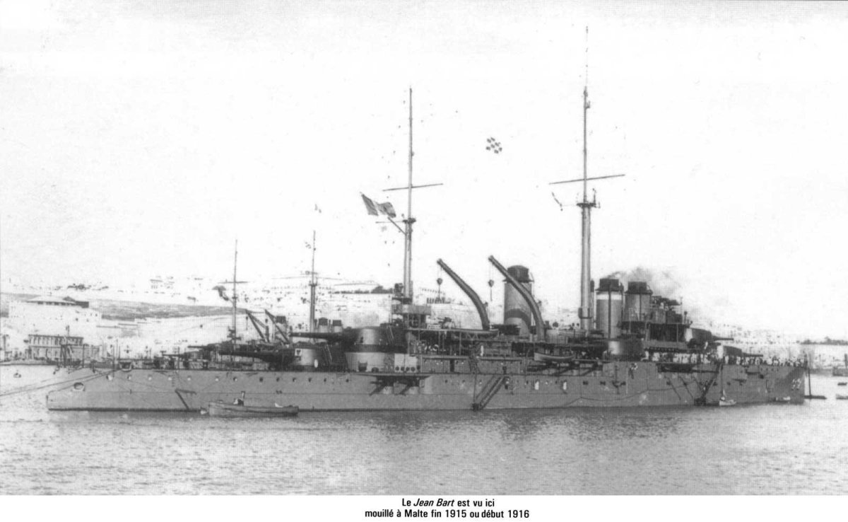 Линкор генерал Алексеев в Бизерте