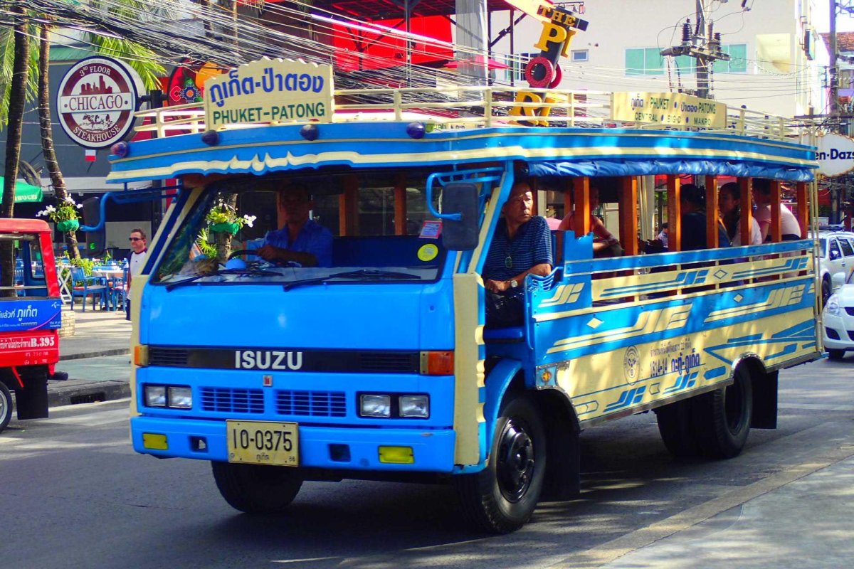 Тук-тук транспорт Тайланд