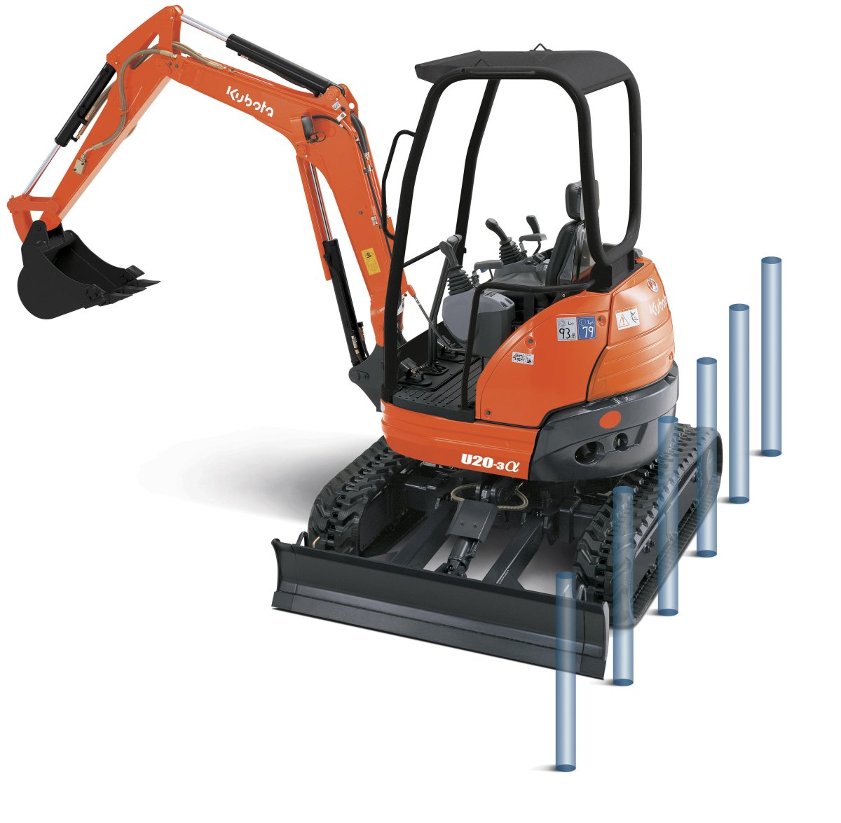 Мини-экскаватор Kubota rx306