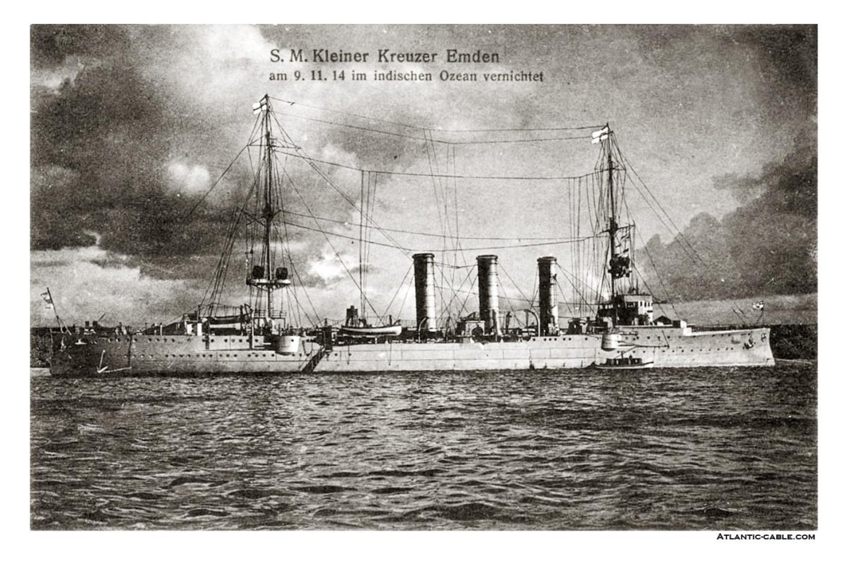 SMS Emden 1908 крейсера первой мировой войны