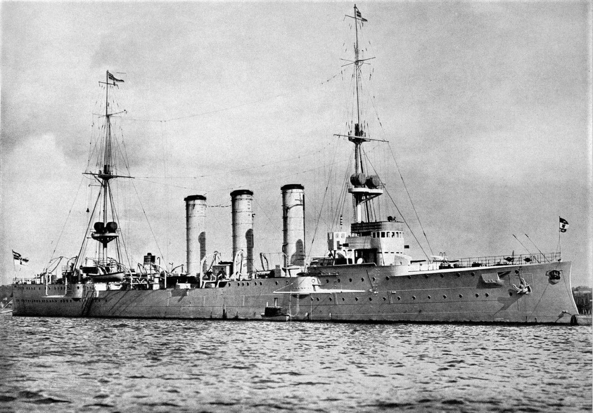 Крейсер Эмден 1908