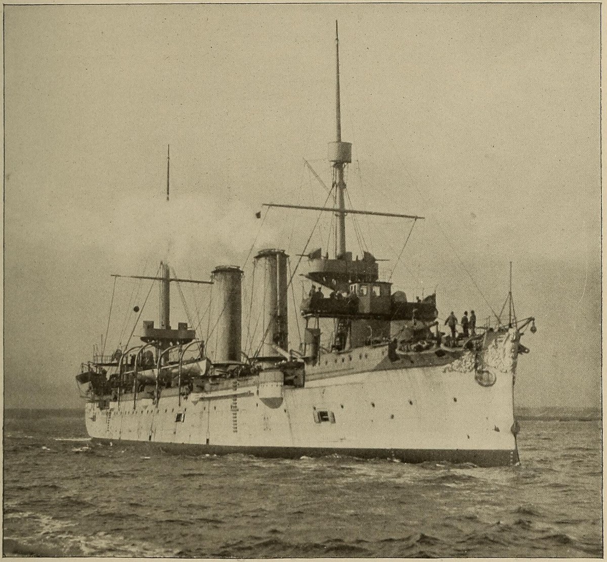 Крейсер Эмден 1914 модель