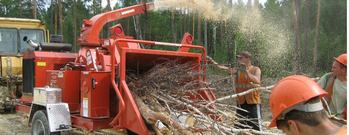 Измельчитель древесины в щепу