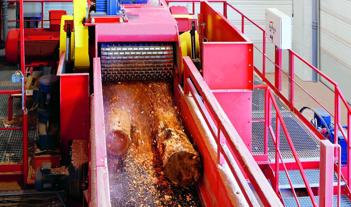 Шредеры Vecoplan переработка древесины