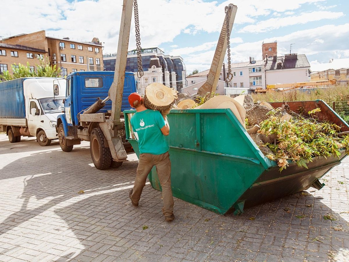 Мусорный контейнер строительный