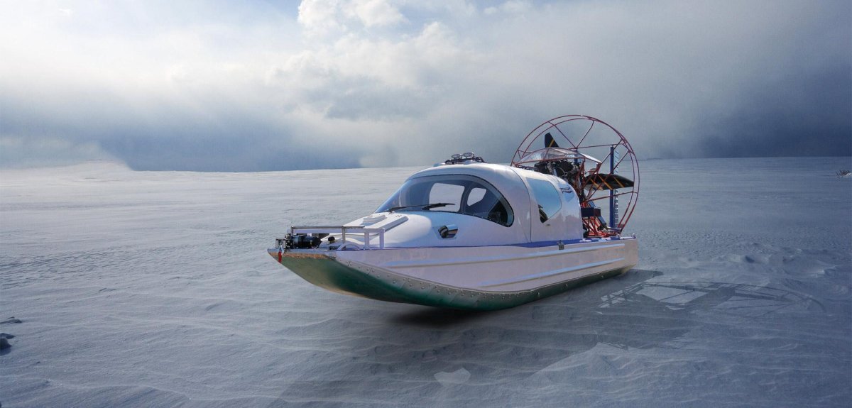 Катер аэроглиссер "шаг"