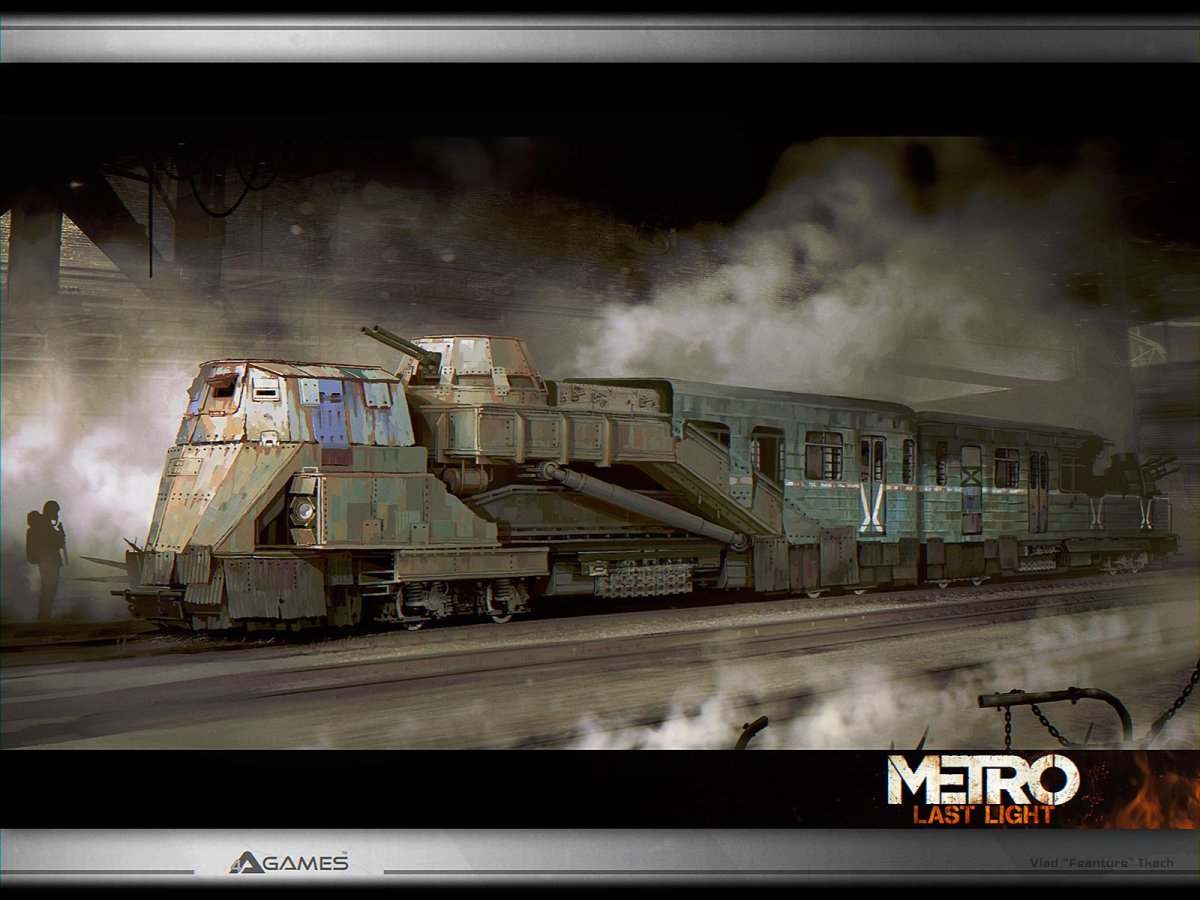 Метро 2033 бронепоезд