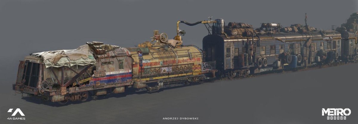 Metro Exodus поезд Аврора