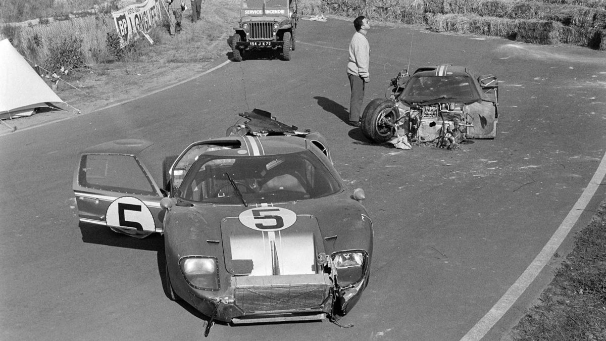 Финиш Форд в Ле-Мане 1966