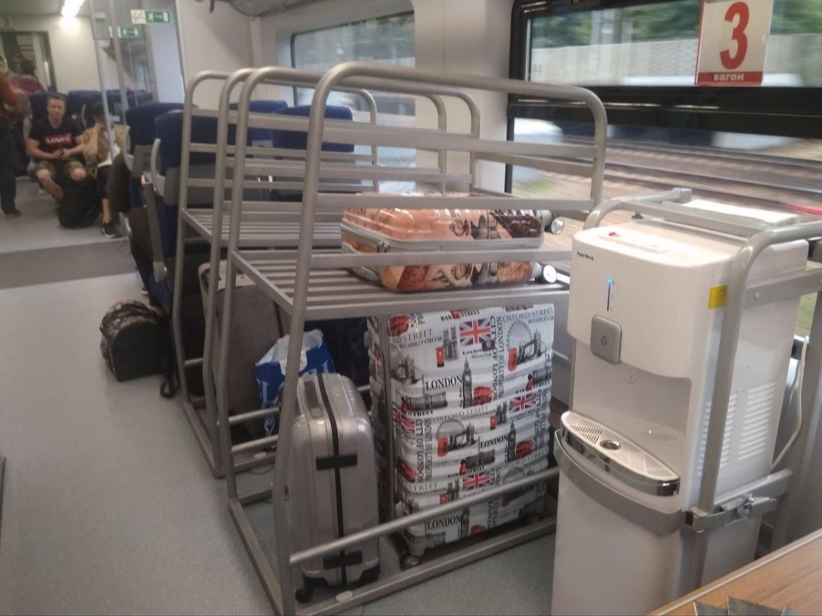 Место для багажа в Ласточке