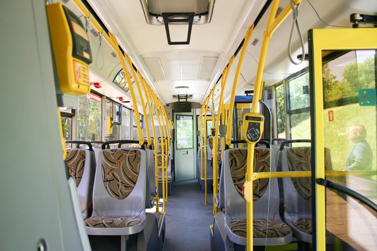 МАЗ 203 Пригородный салон