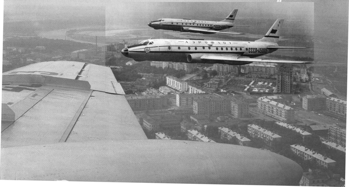 Ту-124 пассажирский самолёт