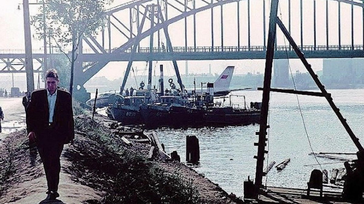 Ту 124 на Неве 1963