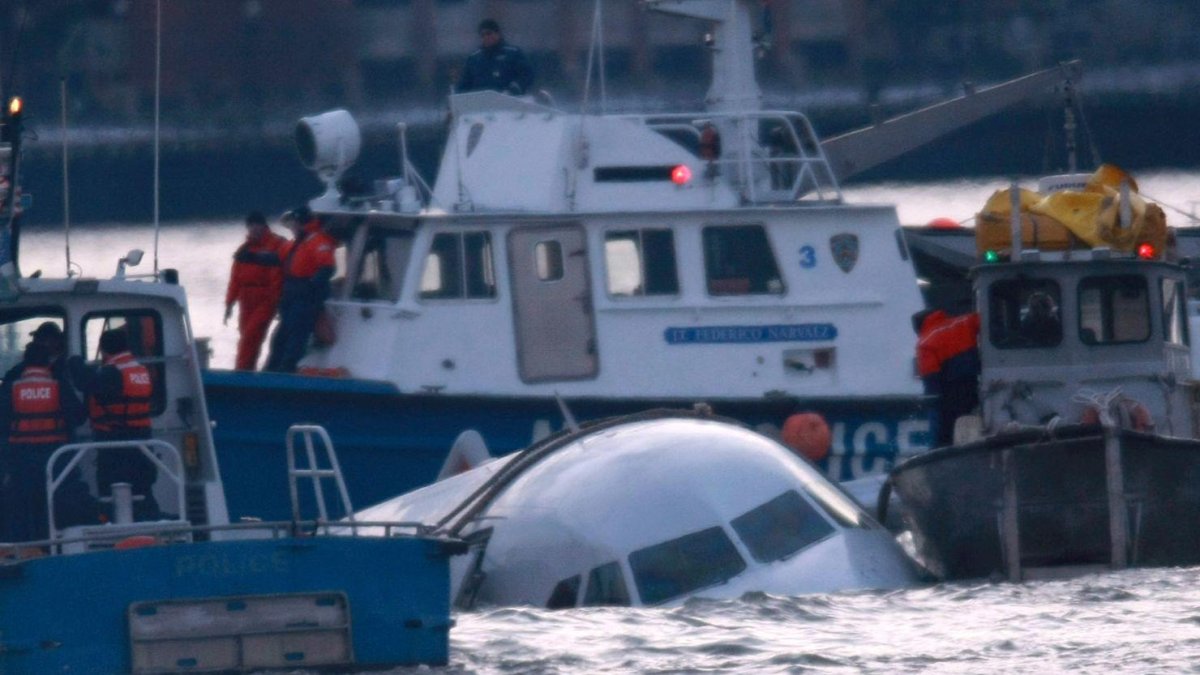 Аварийная посадка a320 на Гудзон