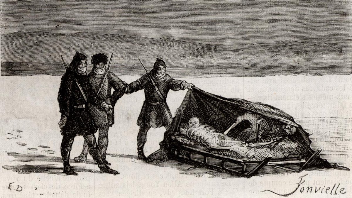 Экспедиция Франклина 1845-1847 останки