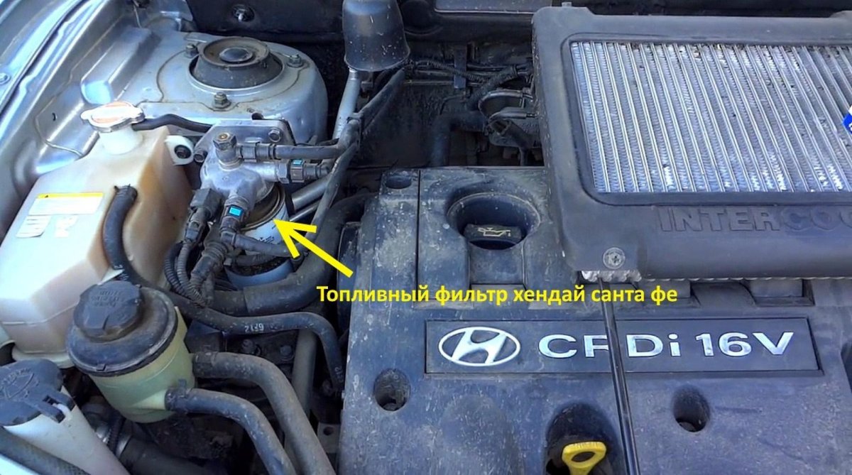 Фильтр топливный сантафе 2.0 дизель
