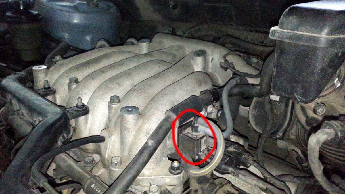 Hyundai Santa Fe 2006 2.7 датчик впускного коллектора