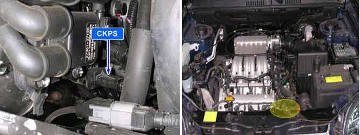 Датчик распредвала Санта Фе 2.4