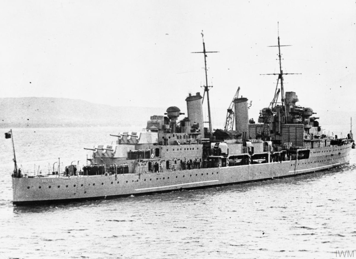 HMS Belfast 1938