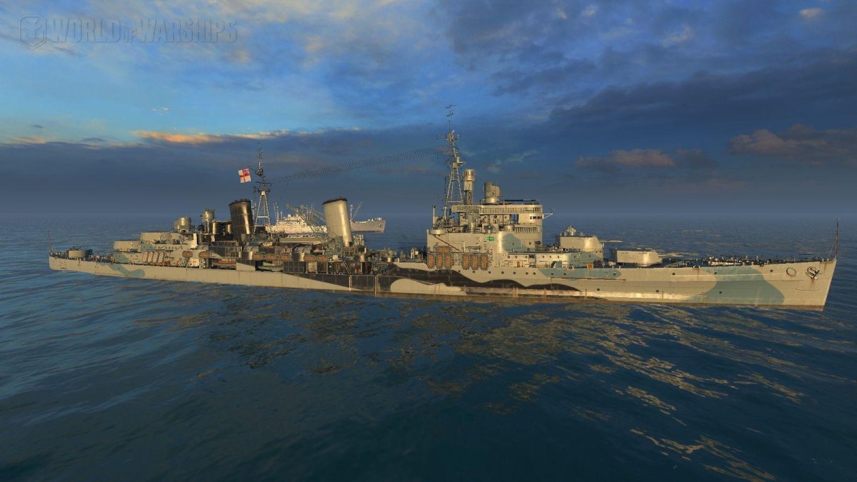 Крейсер Эдинбург золото