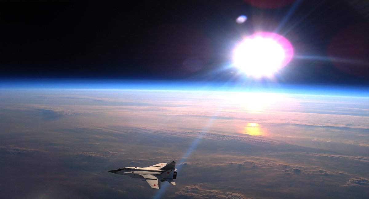 Миг 31 в стратосфере