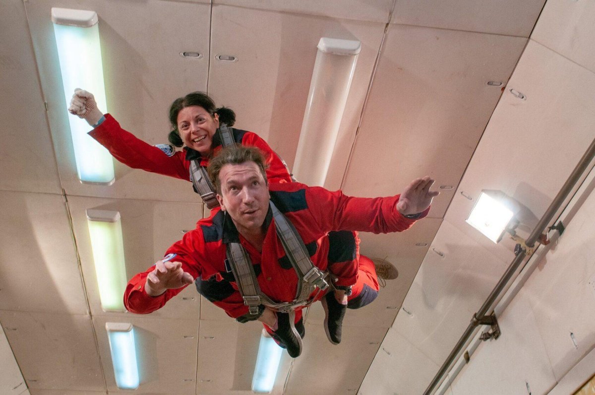 Полет в невесомости на ил-76