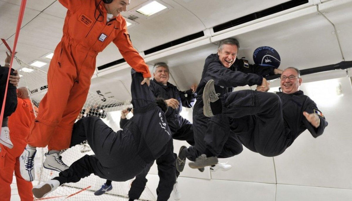 Искусственная Невесомость в самолете