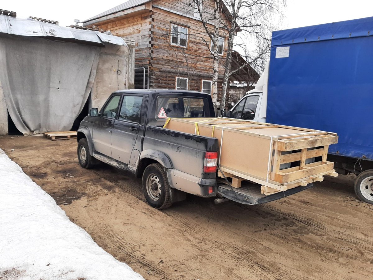 Елочка для перевозки грузов на УАЗ пикап