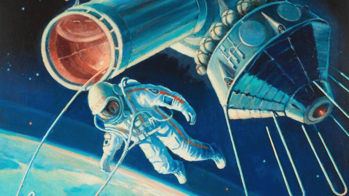 Алексей Леонов космонавт картины