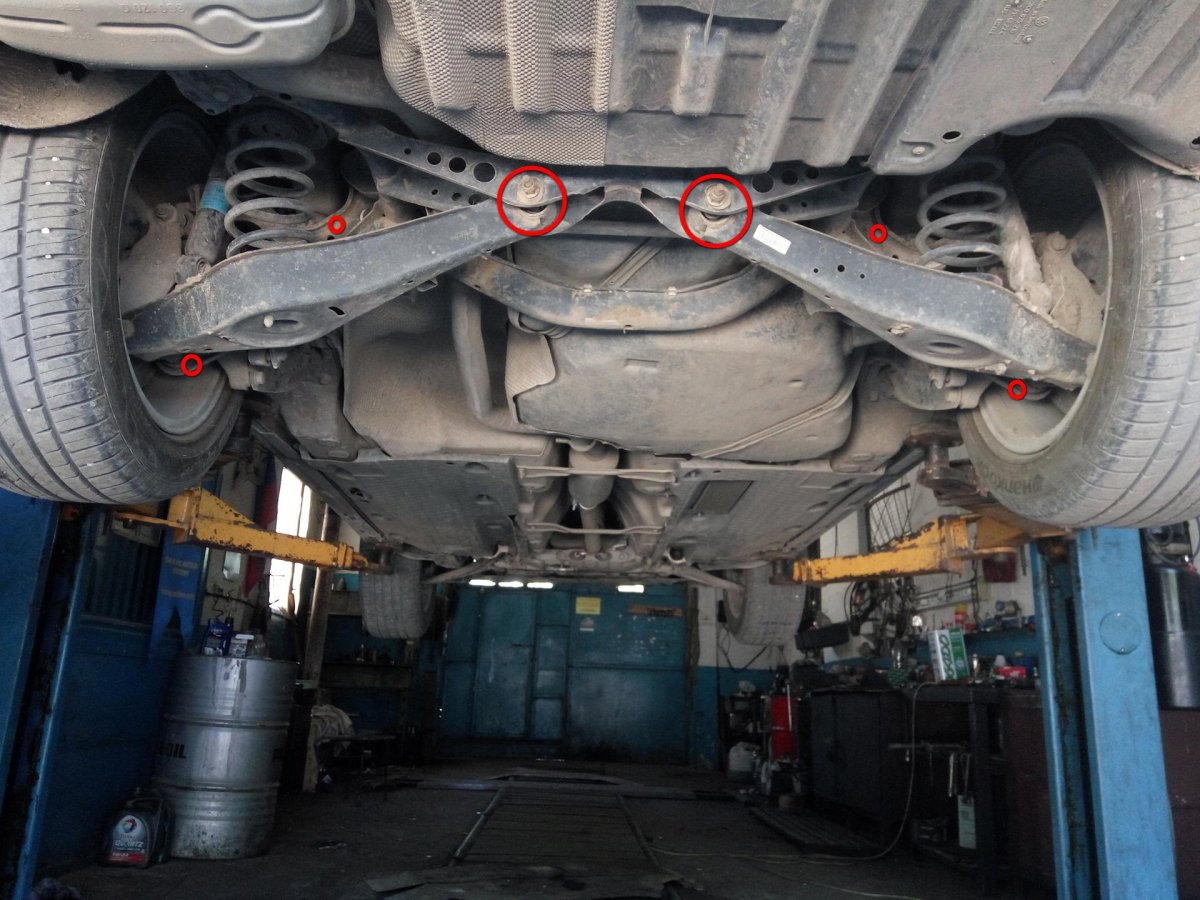 Задняя подвеска Volkswagen Passat b5