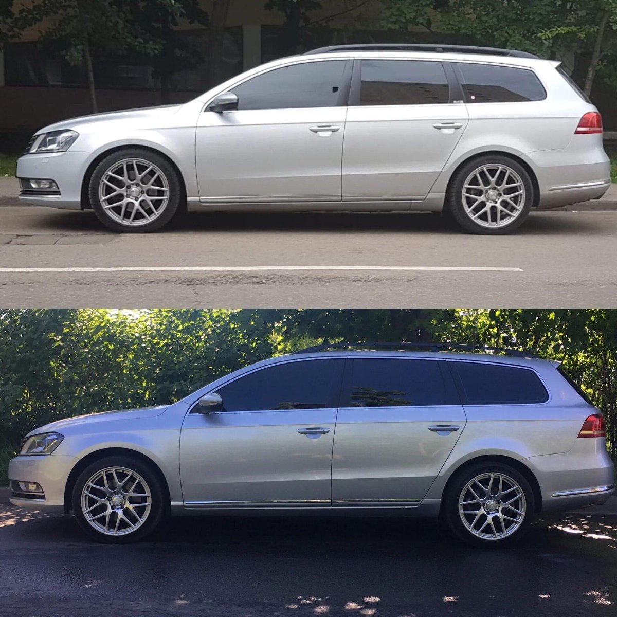 Passat b7 занижение -30