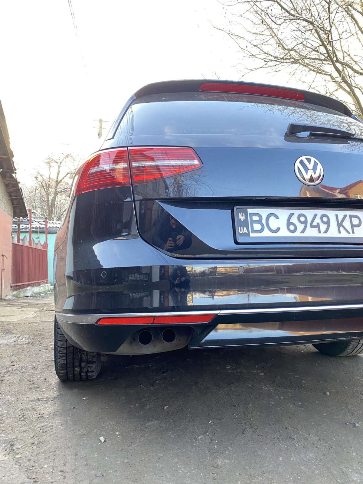 Passat b7 выхлоп