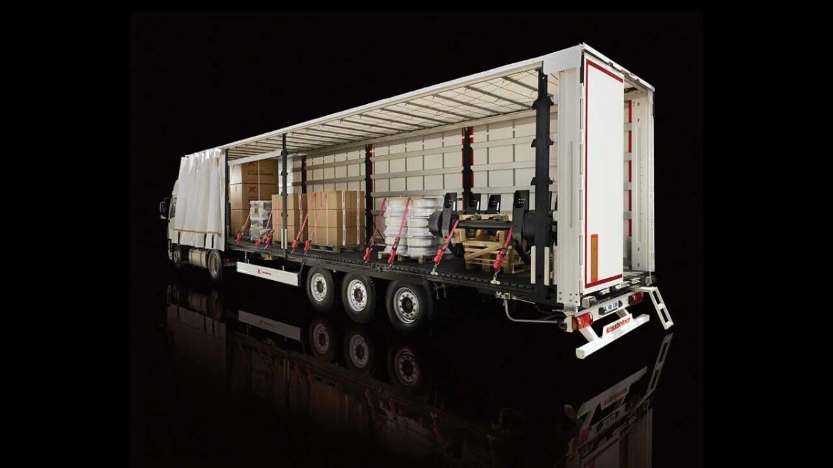 Система двухъярусной погрузки в полуприцеп