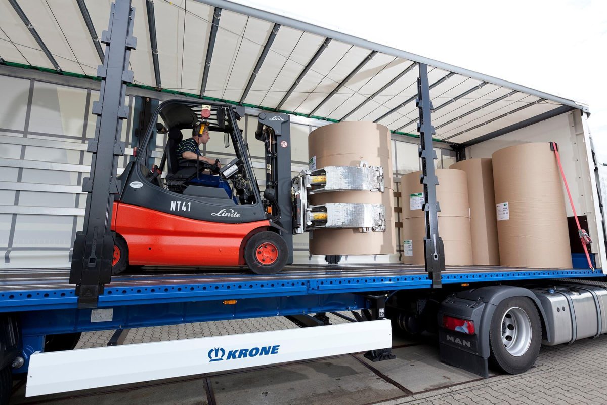 Полуприцеп 40 паллет Кроне