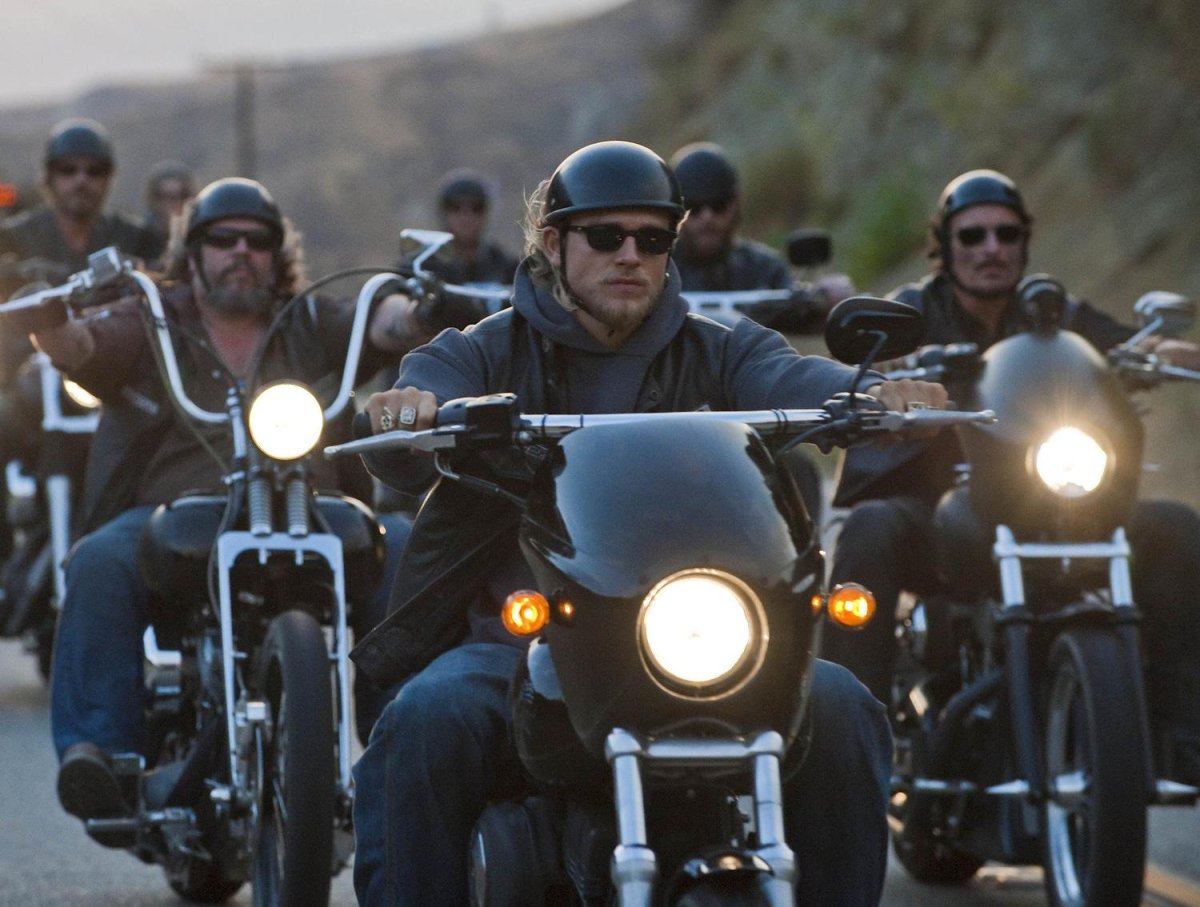 Шлем мотоциклетный сыны анархии