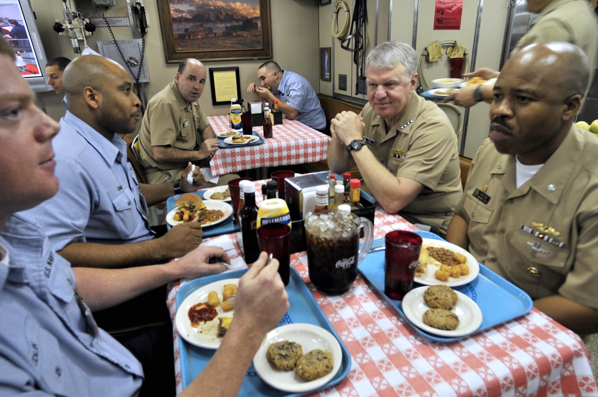 Обед на подводной лодке