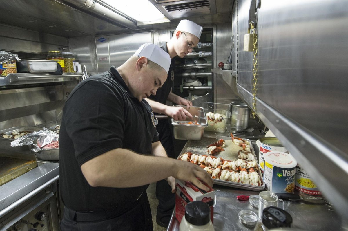 Камбуз на подводной лодке