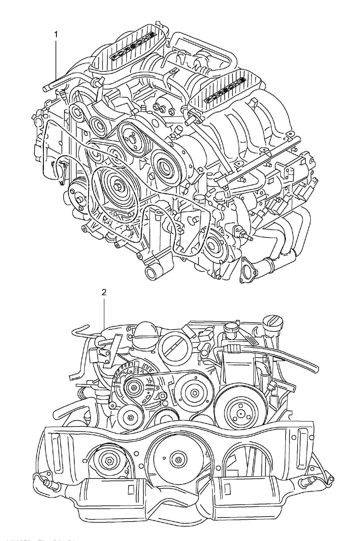 Нумерация цилиндров Порше Кайен 4.8