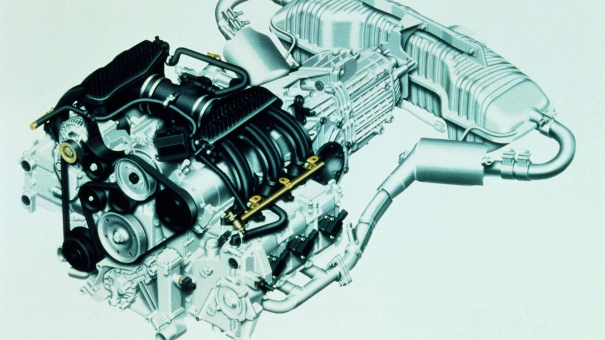 Порше Бокстер 986 двигатель