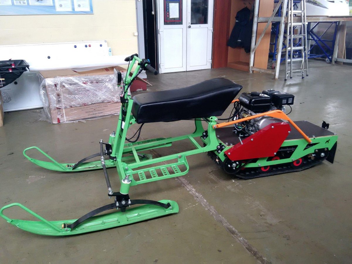 Лыжный модуль для мотобуксировщика БТС