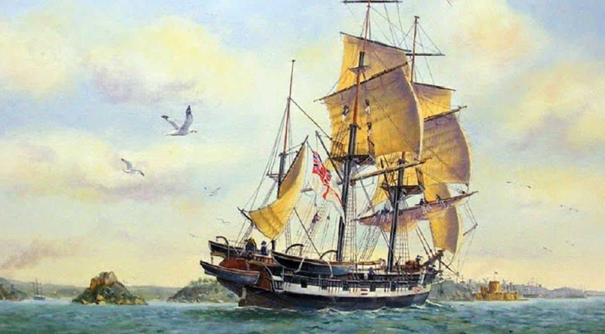 Корабль Бигль Дарвин