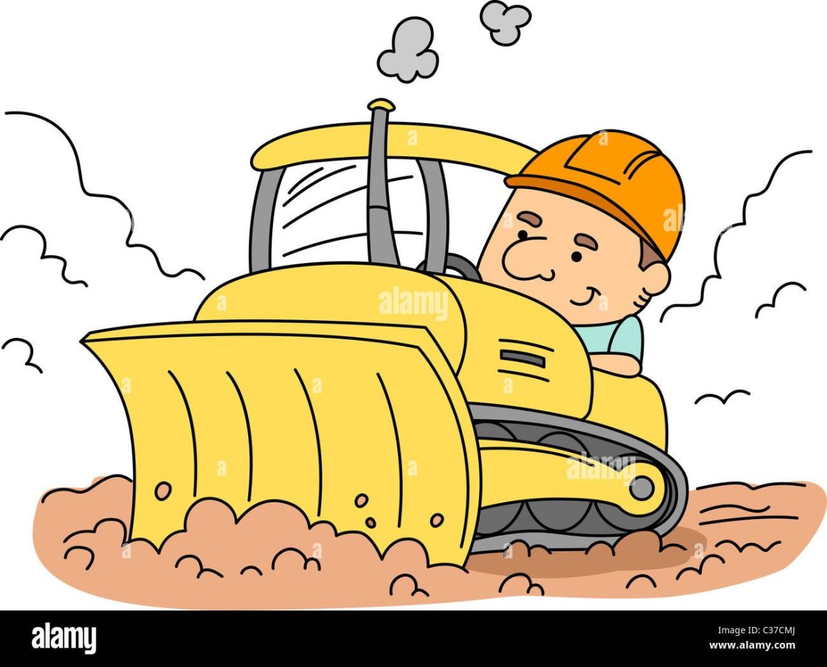 Бульдозерист для детей