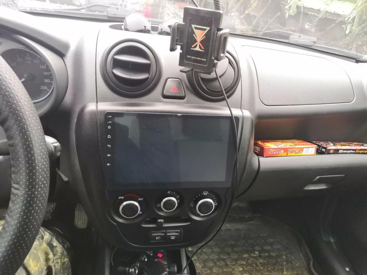 2 Din магнитола Lada Granta FL