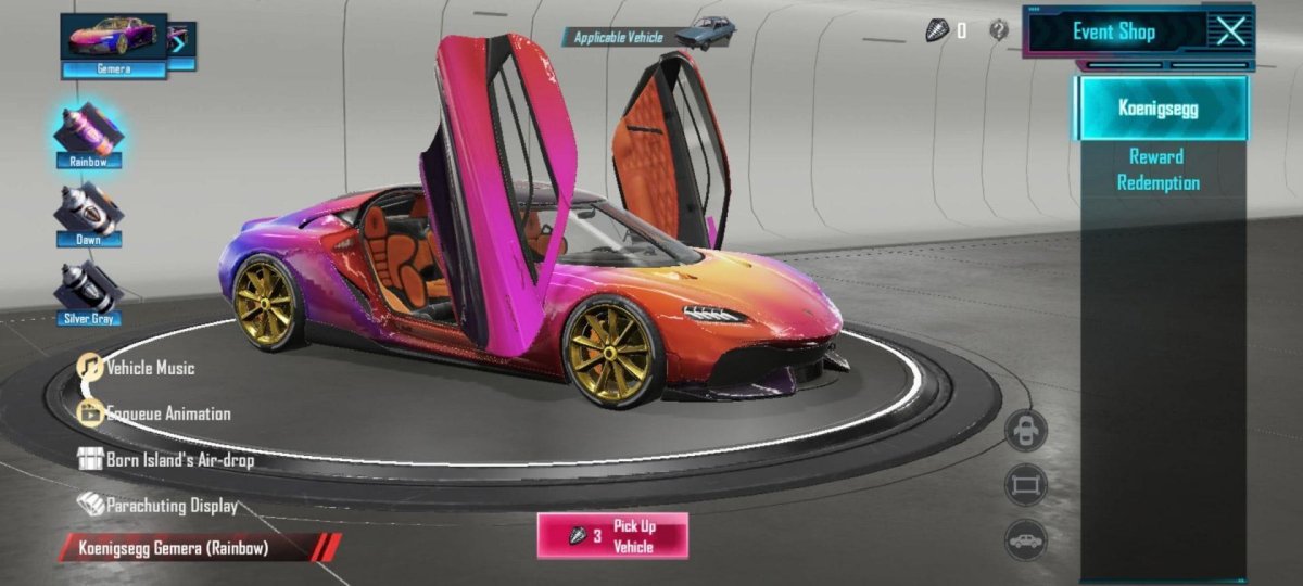 Koenigsegg ПАБГ мобайл