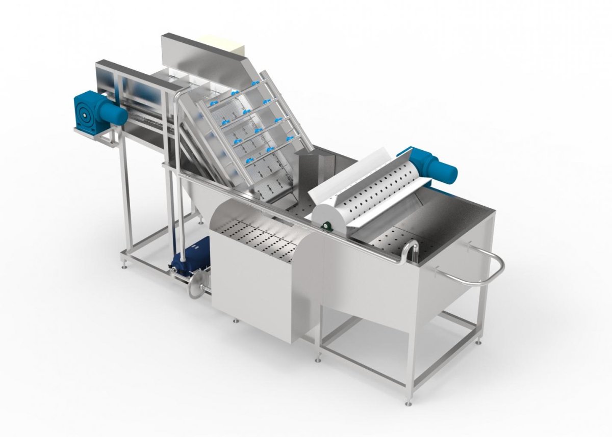 Барботажная мойка овощей