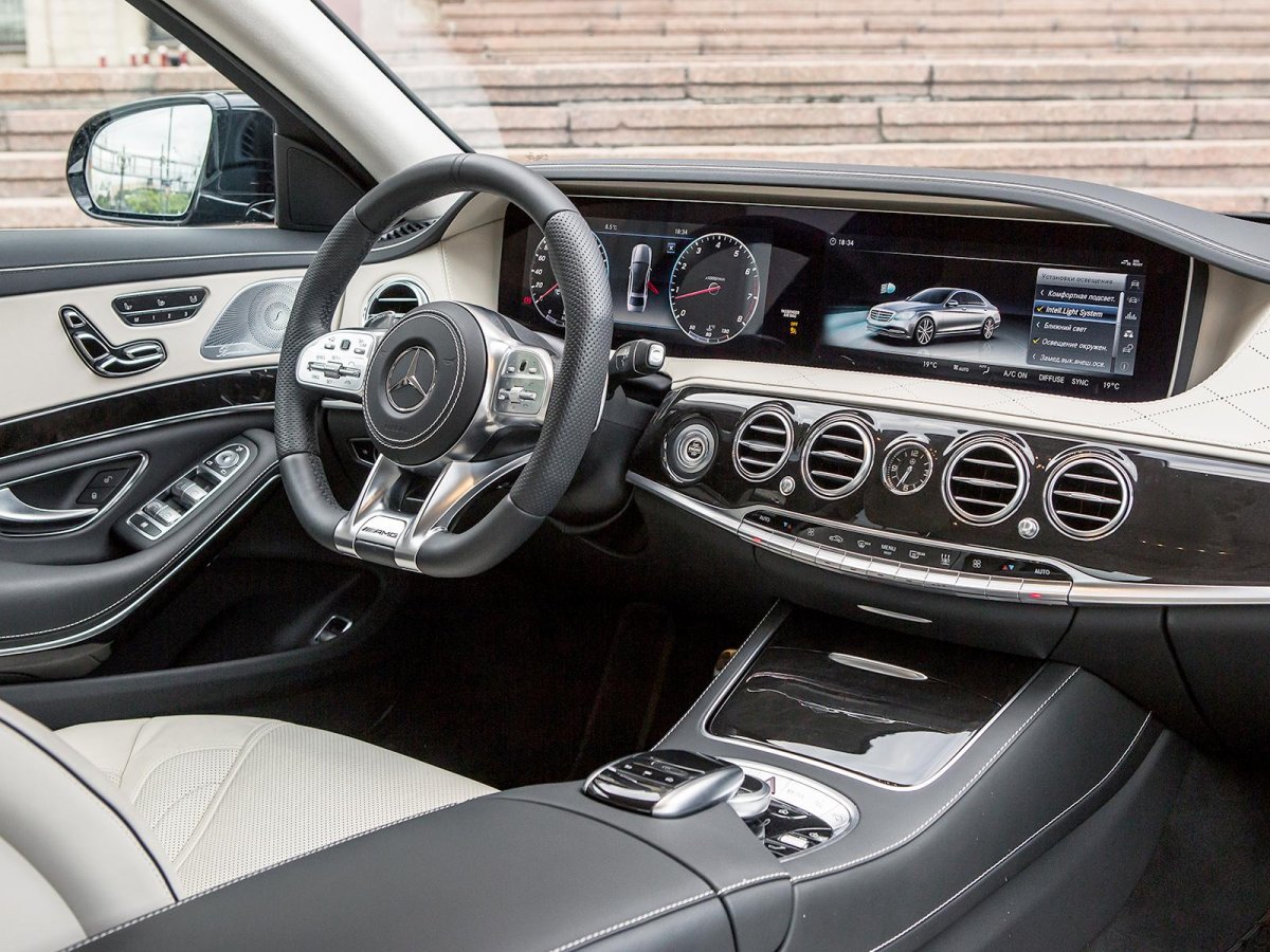 Mercedes Benz s class w222 салон