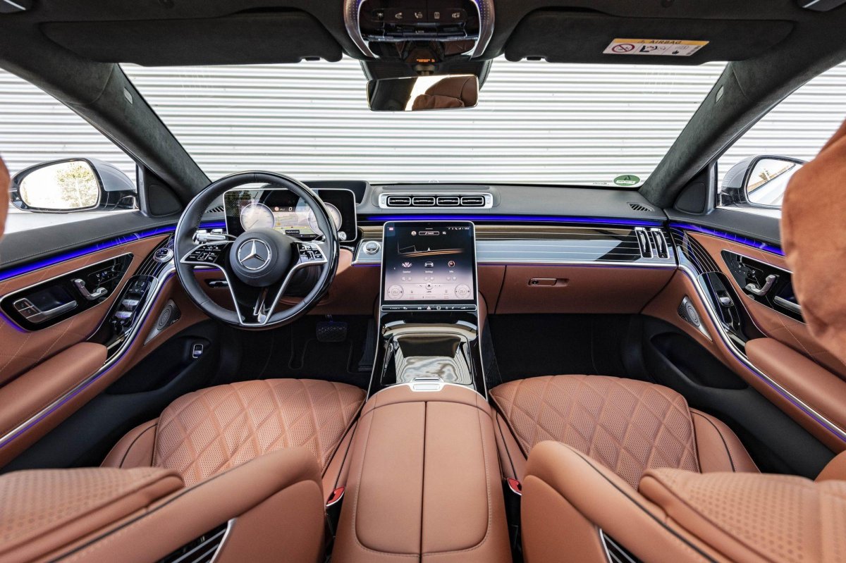 Mercedes Benz s class 2021 салон