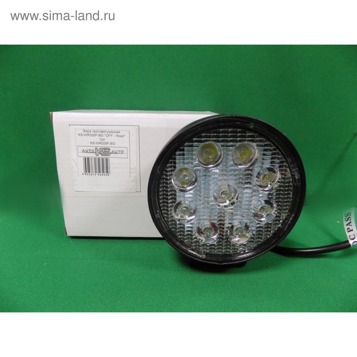 Фара светодиодная KS-wsq016s-Ch off - Road, 16 диодов, 48w