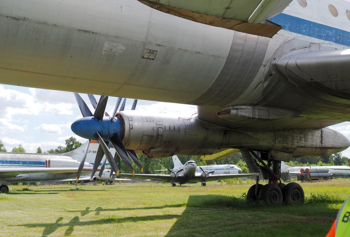 Шасси самолета ту-114